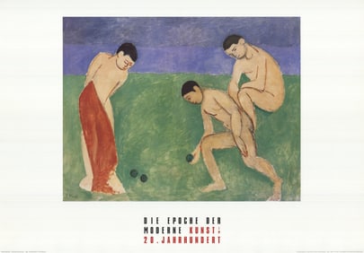 Henri Matisse - Joueurs de Boules, 1908 - 1997 Poster - Modernism, Vintage