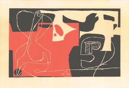 Le Corbusier - Les d_s sont jet_s - 1980 Poster - Modernism, Vintage