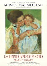 Mary Cassatt - Mother and Child - 1993 Poster - Impressionism, Vintage