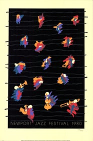 John Martinez - Newport Jazz Festival 1980 - 1980 Print - Contemporary, Vintage