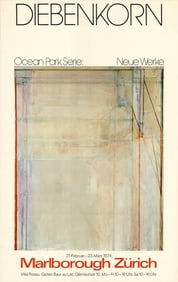 Richard Diebenkorn - Ocean Park Series: New Work - 1974 Poster - Contemporary, Vintage