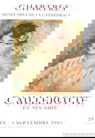 Pierre-Auguste Renoir - Portrait de Jeune Fille - 1965 Print - Impressionism, Vintage