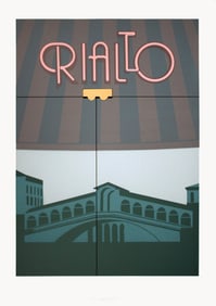 Perry King - Rialto - 1984 Print - Modernism, Vintage