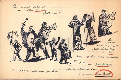 Artist Unknown - Student Protest Poster - 1968 Print, Vintage