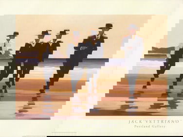 Jack Vettriano - The Billy Boys - 1998 Poster - Realism, Vintage