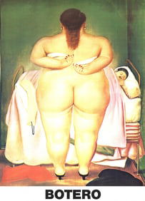 Fernando Botero - The Morning After - 1980 Poster - Contemporary, Vintage