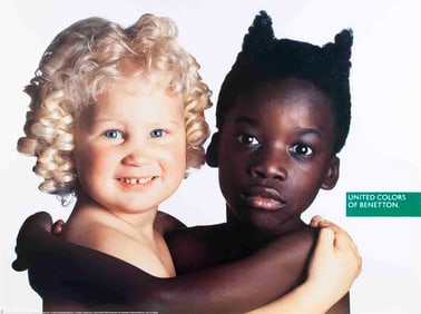 Oliverio Toscani - United Colors of Benetton - 1985 Poster - Contemporary, Vintage