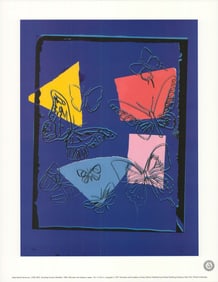 Andy Warhol - Vanishing Animals: Butterflies - 1991 Poster - Pop Art, Vintage