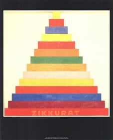 Joe Tilson - Zikkurat - 2010 Poster - Pop Art, Vintage