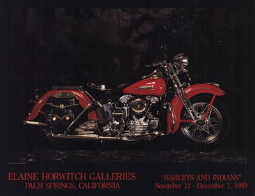 Jeff Dorgay - 1947 Harley Davidson - 1989 Poster - Photography, Vintage