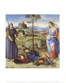 Rafael - An Allegory (Vision of a Knight) - Poster - Renaissance, Vintage