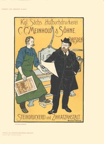 Hermann Behrens - C.C. Meinhold & Sohne - 1897 Print - Vintage, Vintage