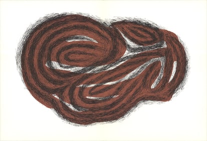 Rodolphe Raoul Ubac - Corps Endormi - 1972 Print - Abstract, Vintage