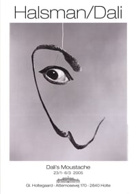 Philippe Halsman - Dali's Moustache - 2005 Poster - Surrealism, Vintage