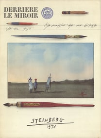 Saul Steinberg - DLM no. 205 Front Cover - 1973 Print - Modernism, Vintage