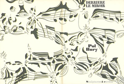 Pol Bury - DLM No. 209 Cover - 1974 Print - Abstract, Vintage