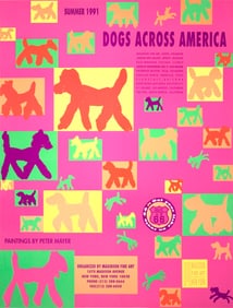 Peter Mayer - Dogs Across America - 1991 Print - Contemporary, Vintage