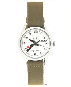 Ernest Trova - Falling Man Watch - 1985 Print - Pop Art, Vintage