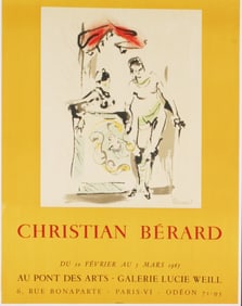 Christian Berard - Galerie Lucie Weill - 1965 Print - Modernism, Vintage