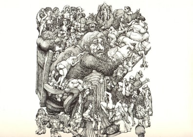 Max Schweber - Gulliver - 1985 Print - Contemporary, Vintage