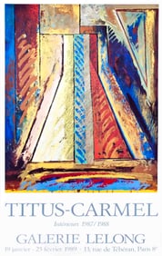 Gerard Titus-Carmel - Interieurs - 1989 Poster - Contemporary, Vintage