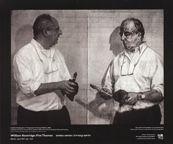 William Kentridge - Invisible Mending - 2011 Poster - Contemporary, Vintage