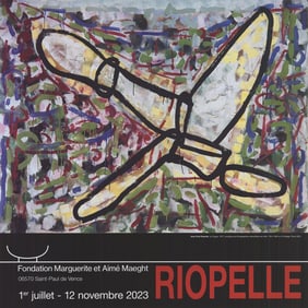 Jean-Paul Riopelle - Le Gygne - 2023 Poster, Vintage