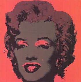 Andy Warhol - Marilyn Orange Black (Mini) - 1995 Poster - Pop Art, Vintage