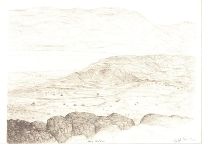 Raffi Kaiser - Middle Earth I - 1982 Print - SIGNED - Contemporary, Vintage