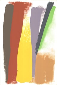 Friedel Dzubas - Multi (Community Holiday Festival) - 1973 Print - Abstract, Vintage