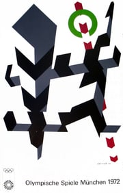 Allan D'Arcangelo - Munich Olympics - 1972 Print - Sports, Vintage