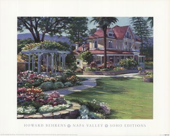 Howard Behrens - Napa Valley - 1996 Poster - Contemporary, Vintage