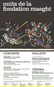 Wassily Kandinsky - Nuits De La Fondation - 1966 Print - Expressionism, Vintage