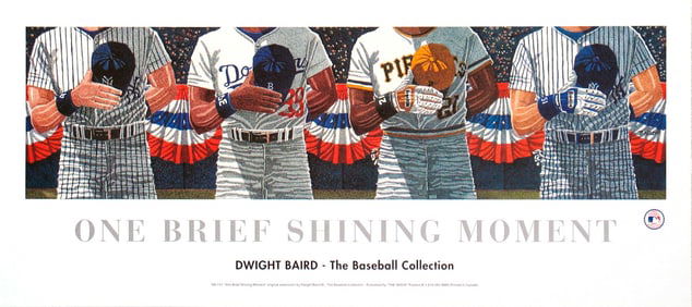 Dwight Baird - One Brief Shining Moment - 1994 Poster - Outsider Art, Vintage