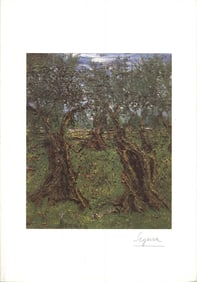 Luis Segura - Trees - Poster - SIGNED - Contemporary, Vintage