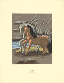 Giorgio de Chirico - Two Horses - Print - Surrealism, Vintage