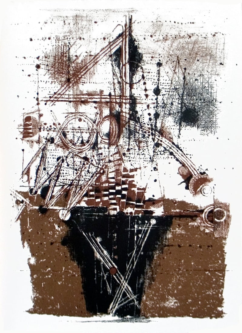 Johnny Friedlaender - Untitled, XXieme Siecle - 1973 Print - Abstract, Vintage (1 of 1)