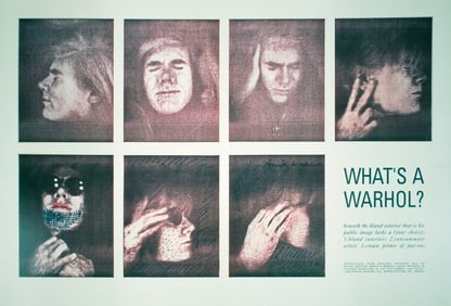 Andy Warhol - What's a Warhol? - 1990 Poster - Pop Art, Vintage