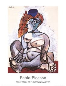 Pablo Picasso - Woman with Turban - 1995 Poster - Cubism, Vintage