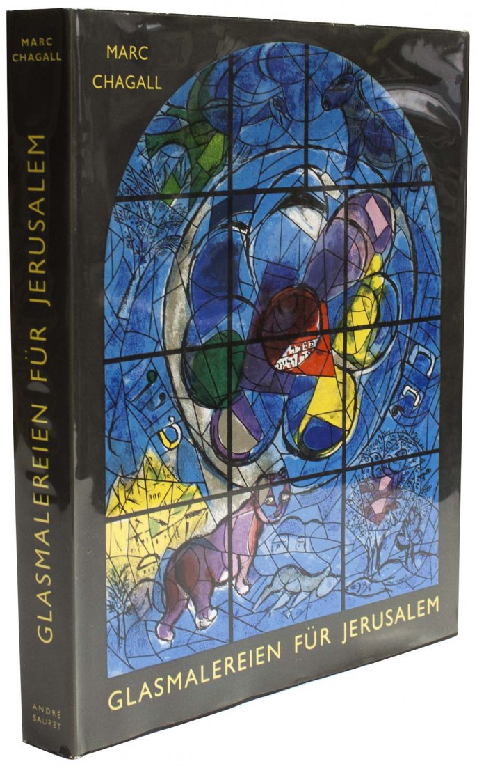 1962 Marc Chagall: Glasmalerei f¸r Jerusalem Book (1 of 1)