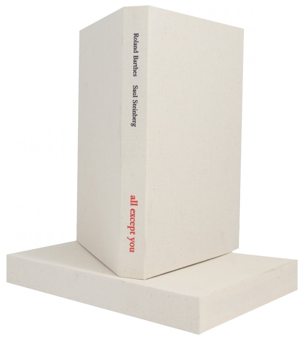 Signed 1983 Saul Steinberg: All Except You Book (1 of 1)