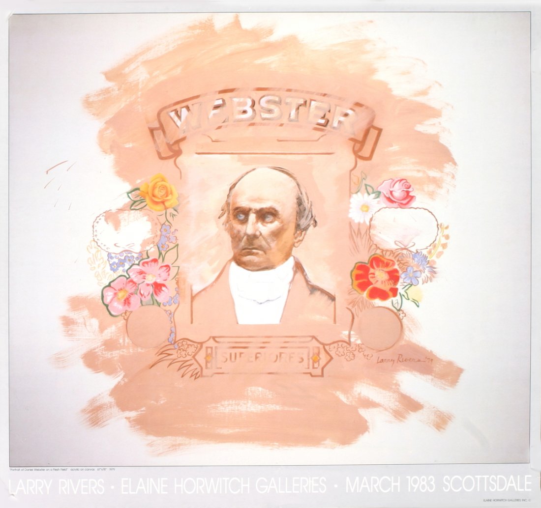 Rivers Portrait of Daniel Webster Poster (1 of 1)