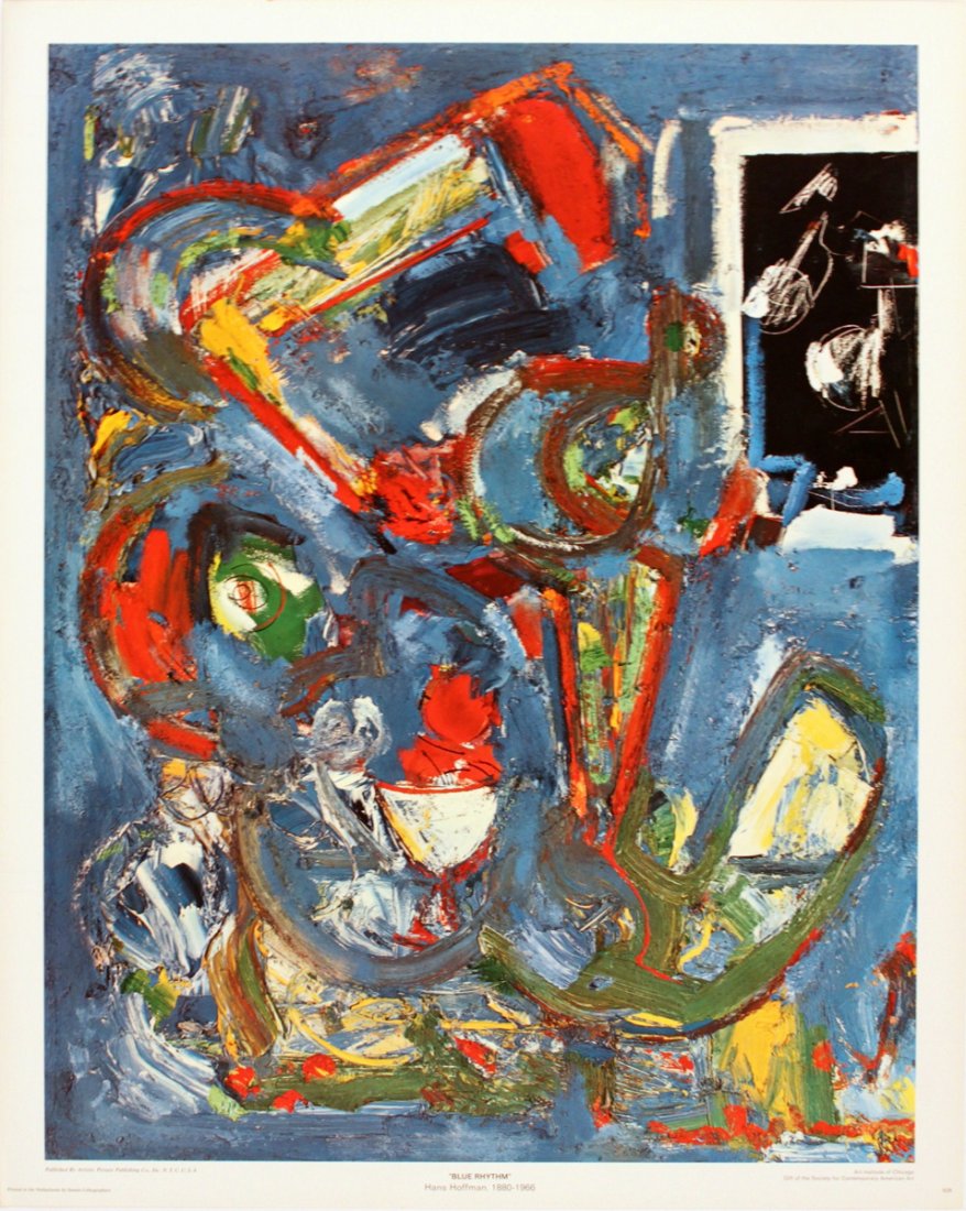 Hofmann Blue Rhythm Poster (1 of 1)