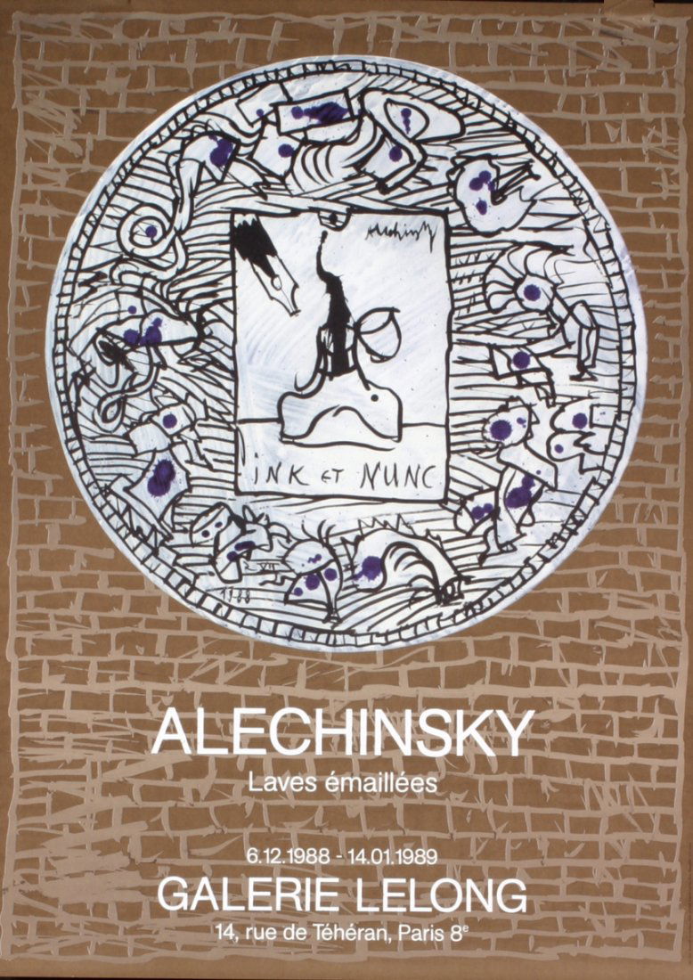 1989 Alechinsky Gallery Lelong Poster (1 of 1)