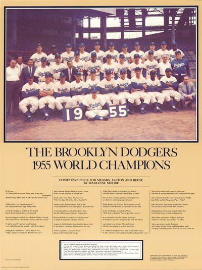 Brooklyn Dodgers 1955 World Champions Poster (1 of 1)