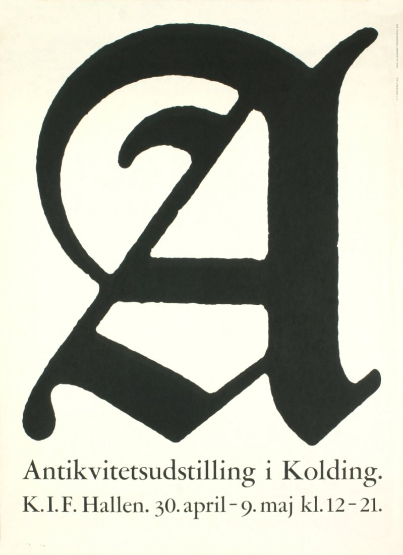 Frederiksen Untitled "A" Serigraph (1 of 1)