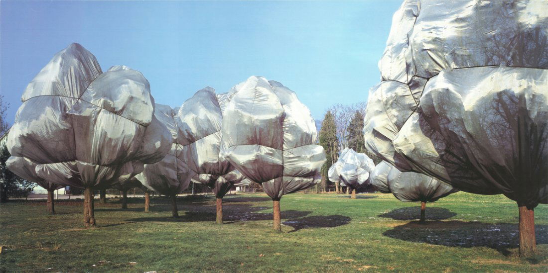 1998 Christo Wrapped Trees Poster (1 of 1)
