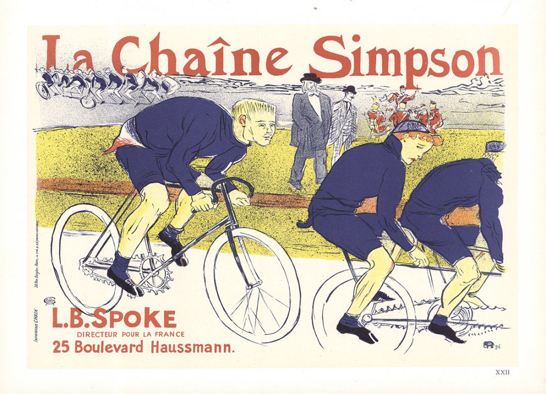1966 Toulouse-Lautrec Chaine Simpson Lithograph (1 of 1)