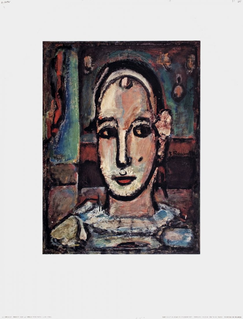 1970 Rouault Pierrot Vers 1948 Poster (1 of 1)
