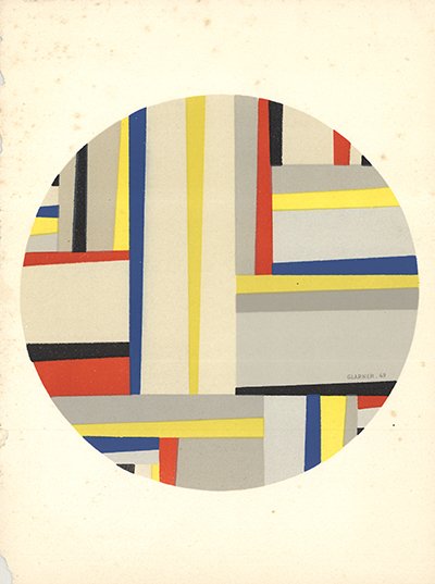 1964 Glarner Tondo Mourlot Lithograph (1 of 1)